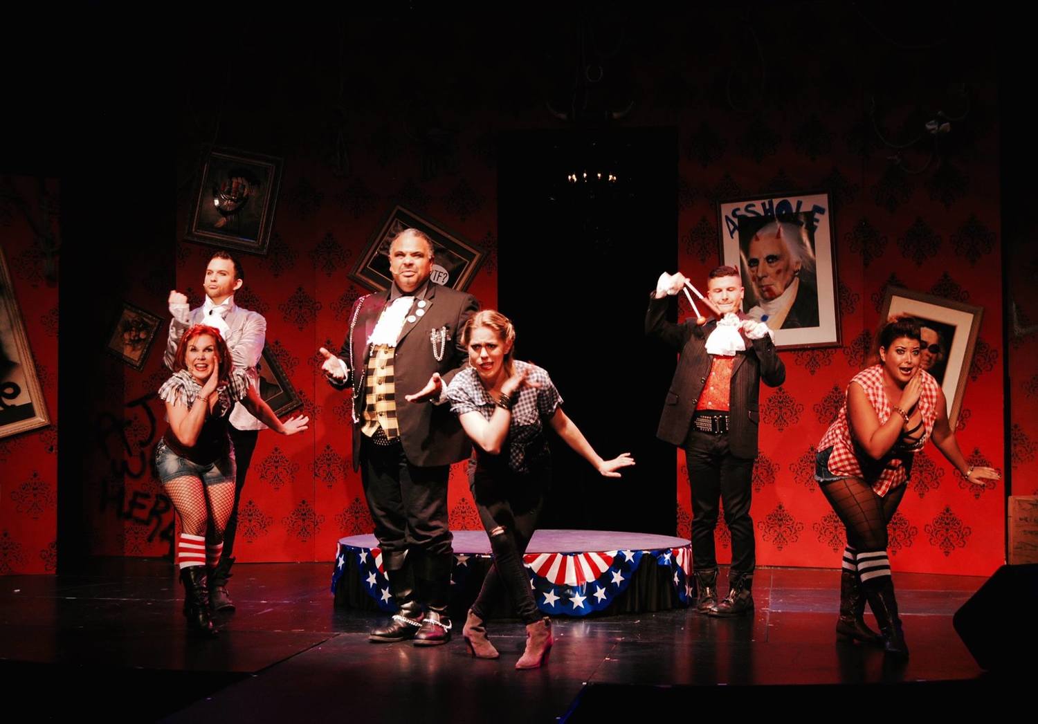 The 2015 Outre Theatre Company Production of "Bloody Bloody Andrew Jackson" Directed by Skye Whitcomb. http://on.fb.me/1A8zPa5
Photo by Geoffrey Short. #OutreBBAJ 