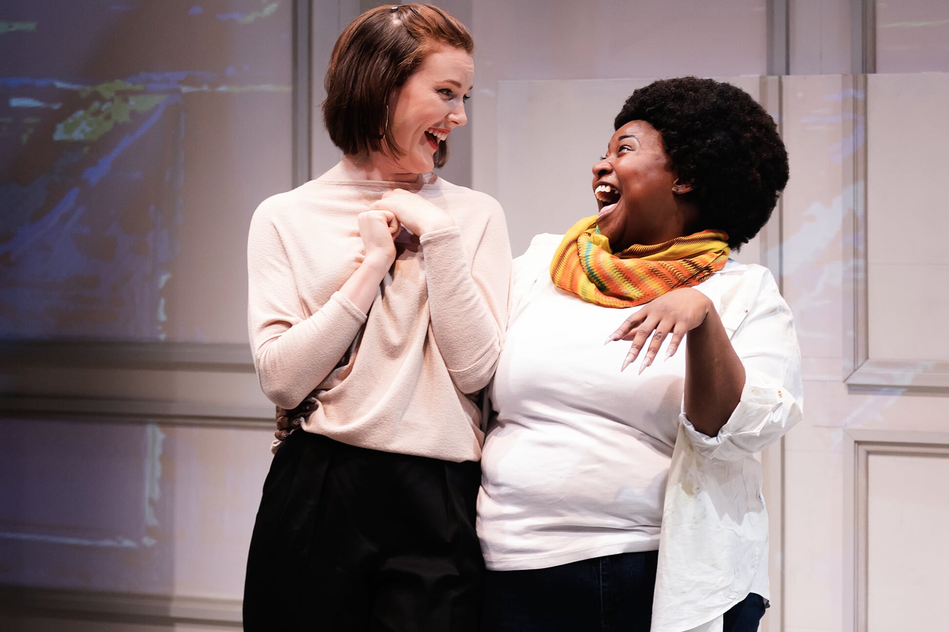 Jennifer Ewing as Jane and Shermona Mitchell as Vanessa. Photo Credit Brett Love Jennifer Ewing as Jane and Shermona Mitchell as Vanessa. Photo Credit Brett Love