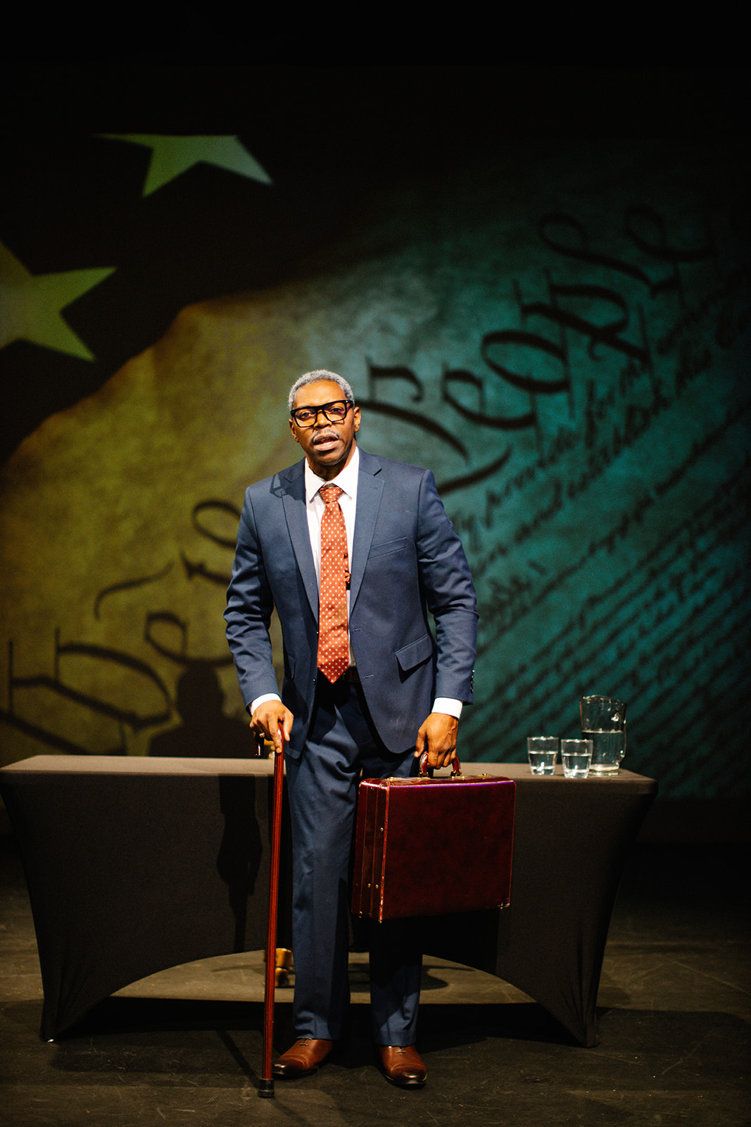 James Ellison III as Thurgood Marshall. Presented by Celebration Arts September 29 - October 22, 2023