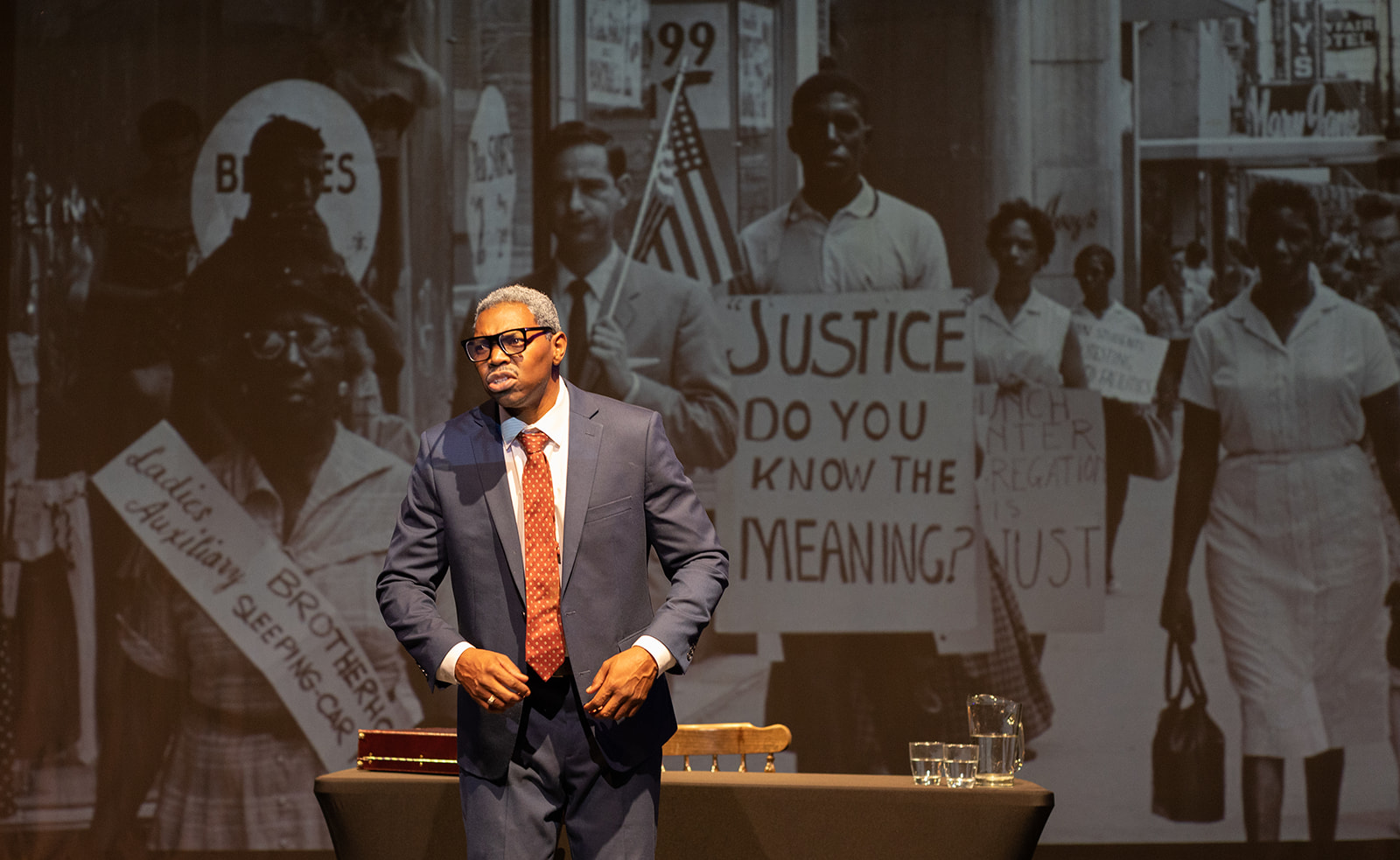 James Ellison III as Thurgood Marshall. Presented by Celebration Arts September 29 - October 22, 2023