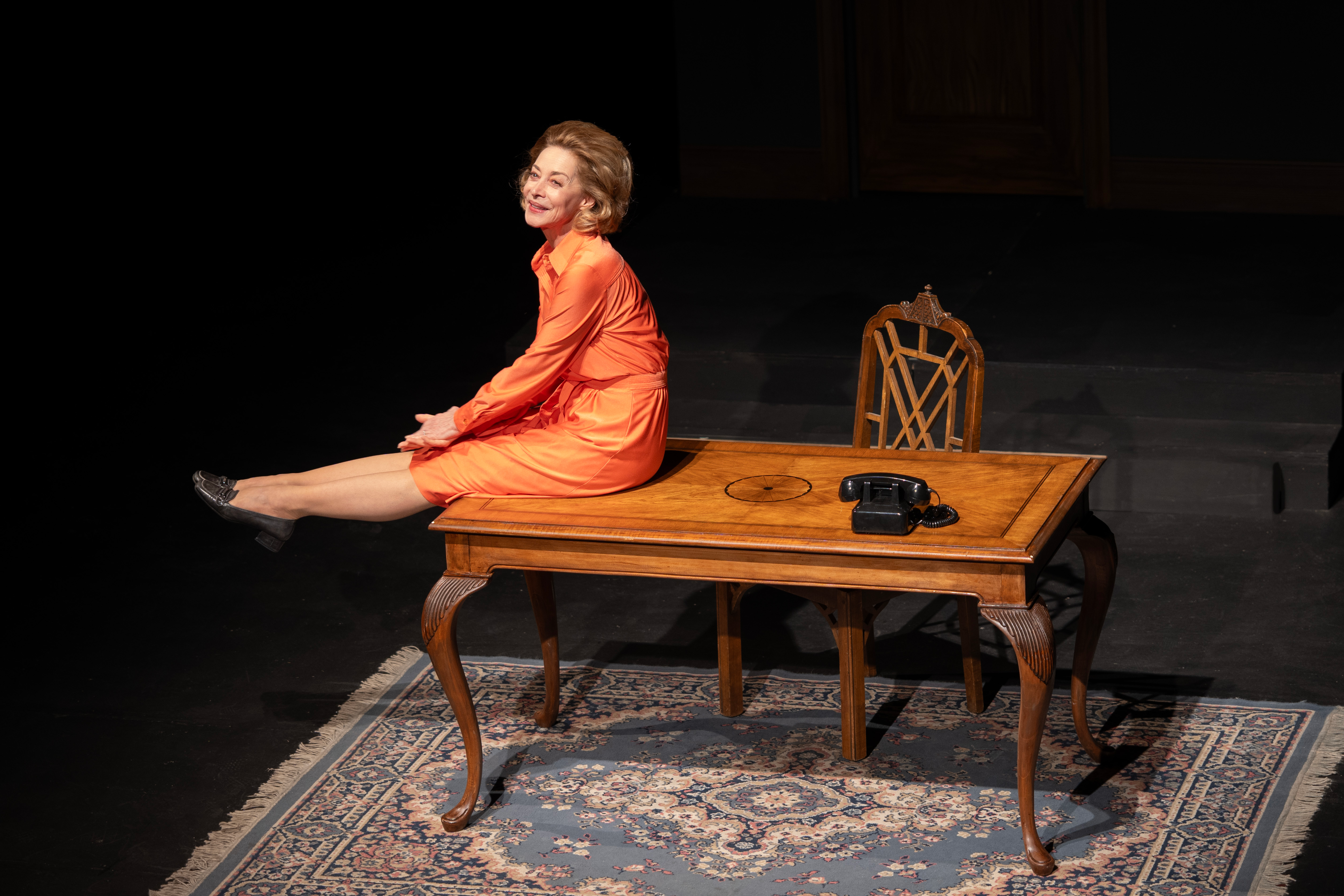 3 - Sharon Lawrence in THE SHOT. Photo by TJ Carr, Courtesy of PlayMakers Repertory Company