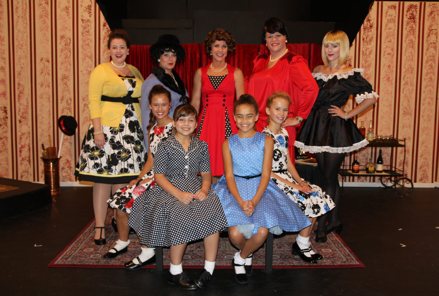 Cast of the musical RUTHLESS! - photo by Rita Marks