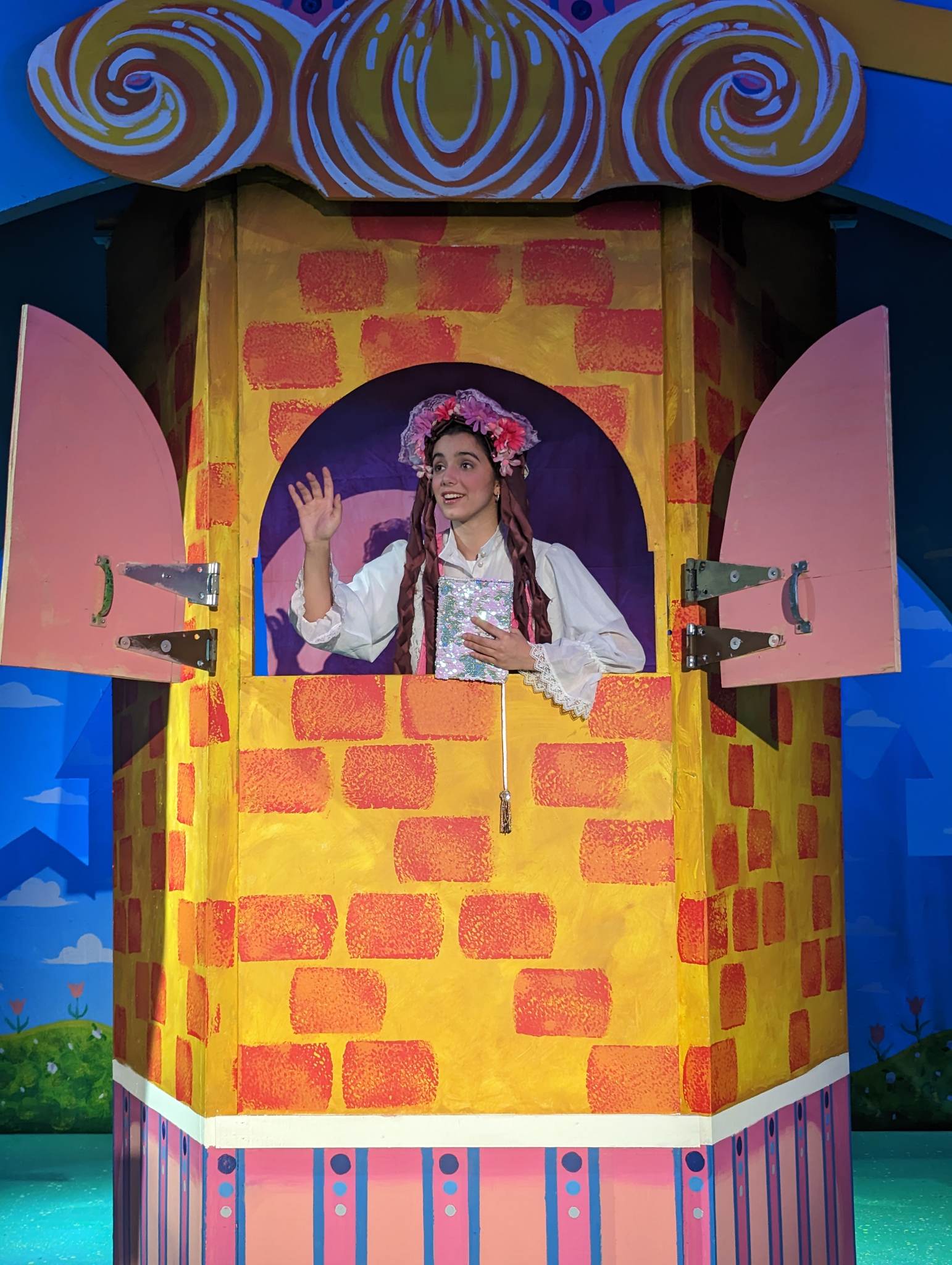 Rapunzel (Kelly Laines) sings 