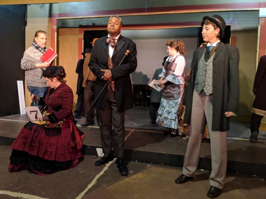 Director of A Drood Chairman: 2019 Broadwayworld Chicago Award Nominee for Best Director of A Musical Robert-Eric West tells Darryl Maximilian Robinson and cast what he expects from them.