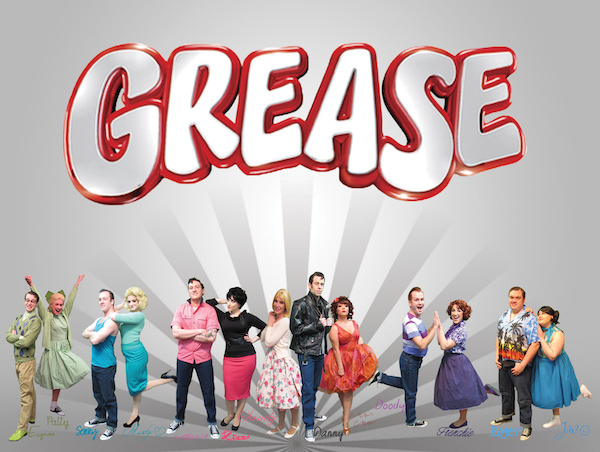 The 2017 cast of GREASE at The Noel S. Ruiz Theatre 1