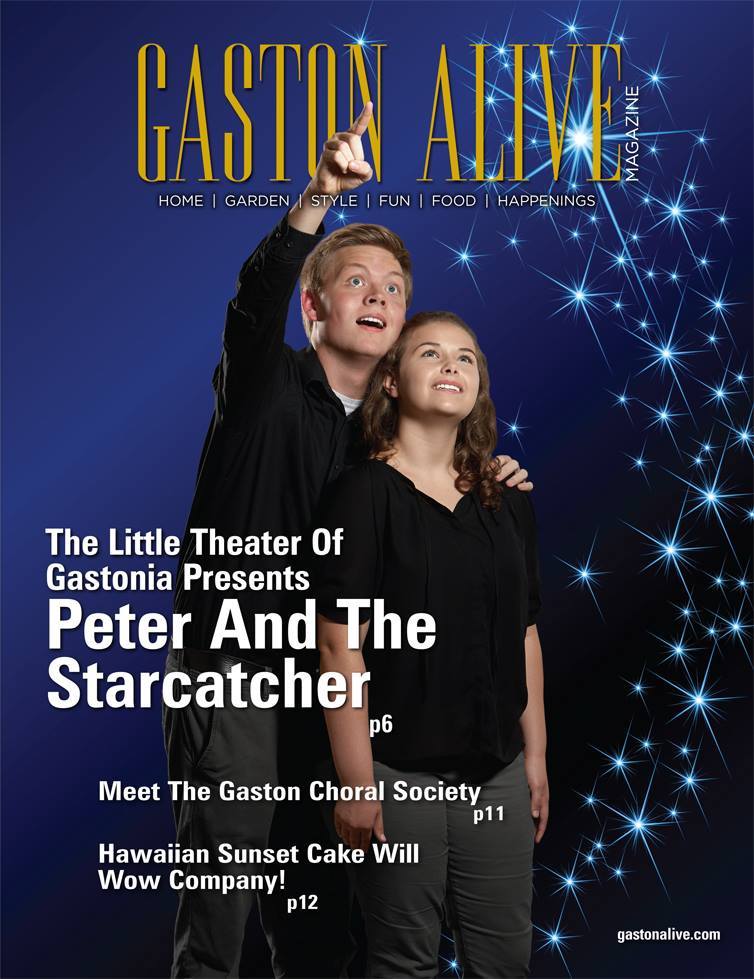 Gaston Alive! Magazine August cover: David Hamrick, editor and Rick Haithcox, photographer. 1