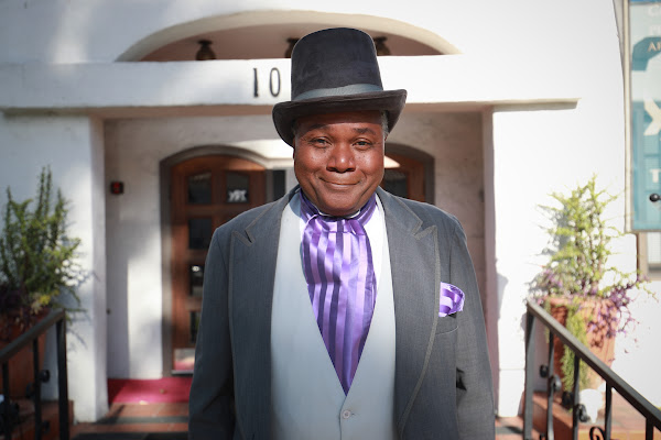 Seen as Drake in Adult Swim's Loiter Squad, veteran actor and play director Darryl Maximilian Robinson was most recently cast as Mayor George Shinn in the 2022 revival of Meredith Willson's 'The Music Man' presented at The Fremont Centre Theatre in South Pasadena. Photo by Eric Michael Hernandez. Costume design by Tamarah Ashton. 