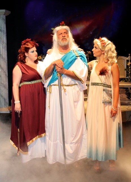 Roman Gods Juno (Julia Shear Kushner), Jupiter (John Mcool Bowers) and Minerva (Rachel Berman) 1