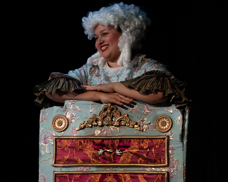 CURTAIN CALL''S SUMMER YOUTH THEATRE PRODUCTION OF DISNEY''S BEAUTY AND THE BEAST. August 1 thru 10, Kweskin Theatre, Stamford. Photo by Kevin McNair