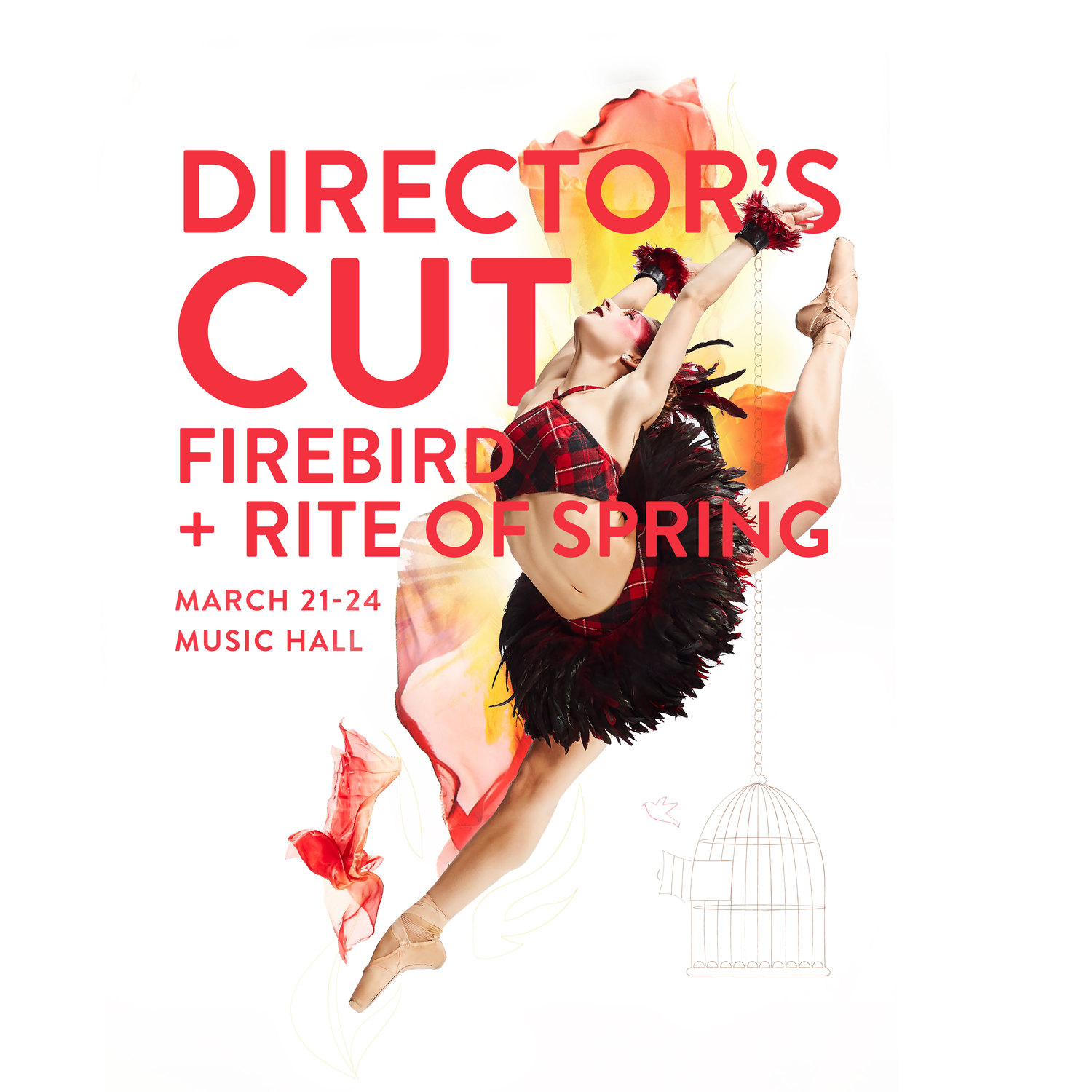 Where classic meets contemporary.
Experience the colossal blend of music and dance in this dazzling pair of works by Cincinnati favorite, Adam Hougland, both set to the music of the iconic Igor Stravinsky. The first is Rite of Spring, a ritualistically visceral tale that is breathtaking and tribal at the same time. The second is the intoxicating Firebird, Hougland’s unique take on the classic ballet about the intertwined lives of a hunter and a magical bird. 1