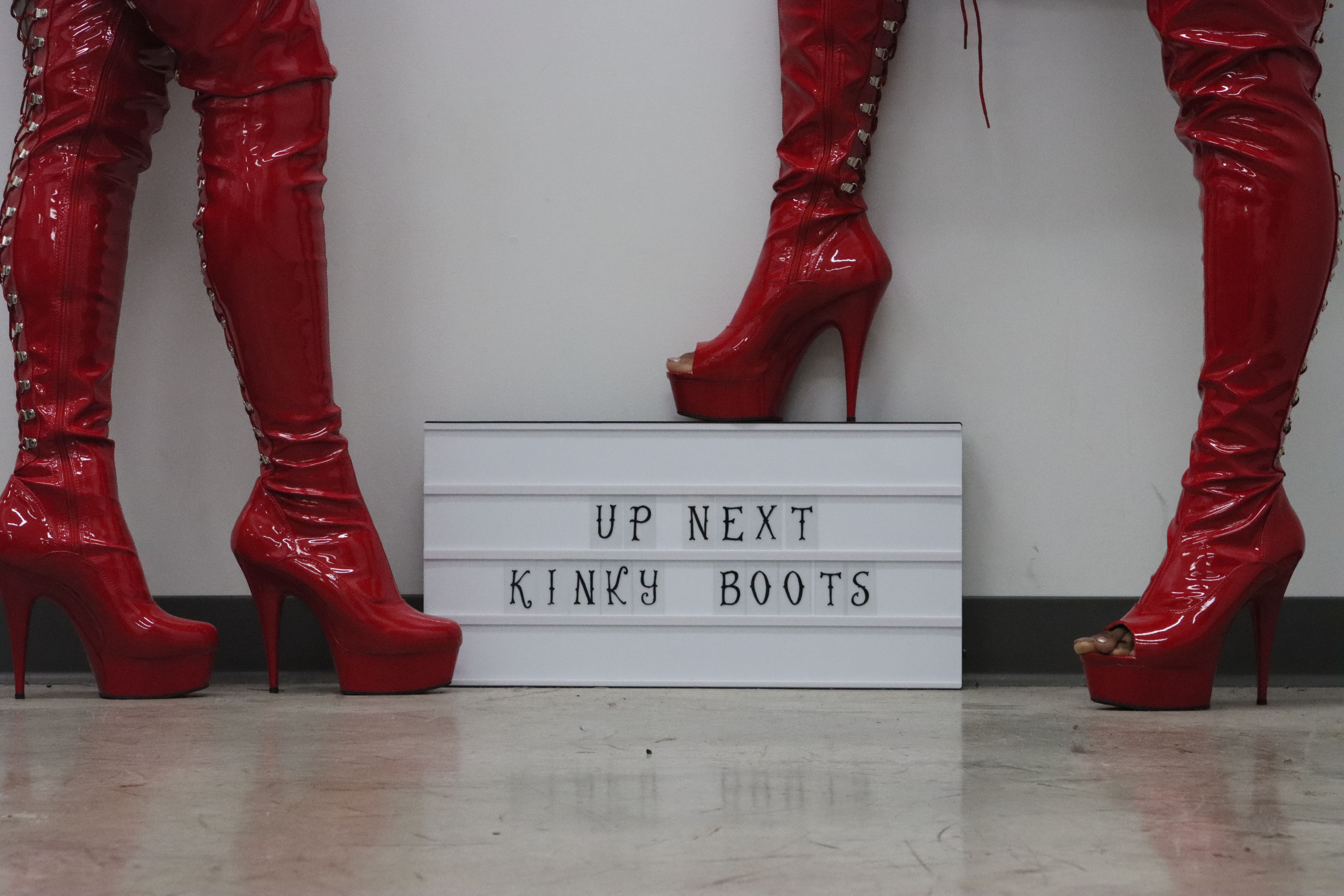 Up Next: Kinky Boots. Photo Credit: Rachel Brandenburg