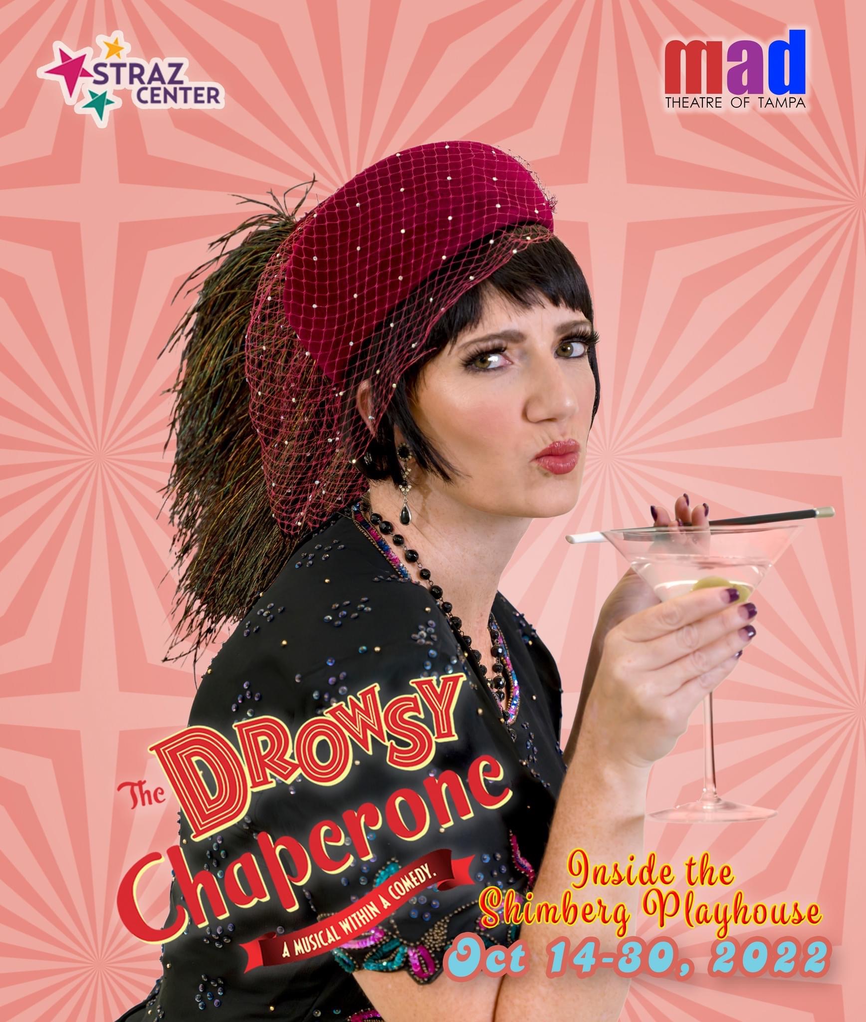 
Meet The Drowsy Chaperone as played by Jessica Berger-Vitalo in mad Theatre of Tampa’s “The Drowsy Chaperone
