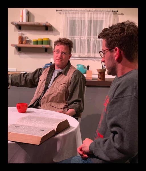 Body Awareness by Annie Baker, 2019 Pictured: Zero Feeney and David Remple