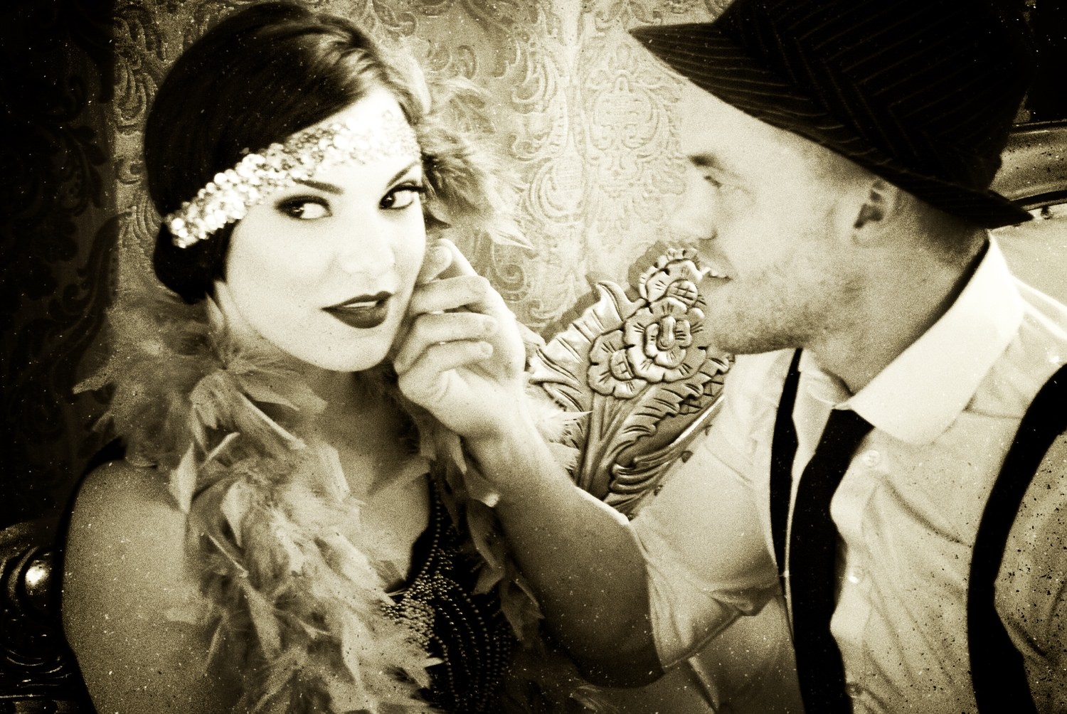 SPEAKEASY, A New Musical takes place in 1928 at the height of the prohibition era in a Chicago speakeasy called The Reading Room - the best gin joint in town. Ragan Richardson portrays Lucie - one of the Reading Room singers and Kiefer Slaton portrays Jake - a bootlegger and gangster.