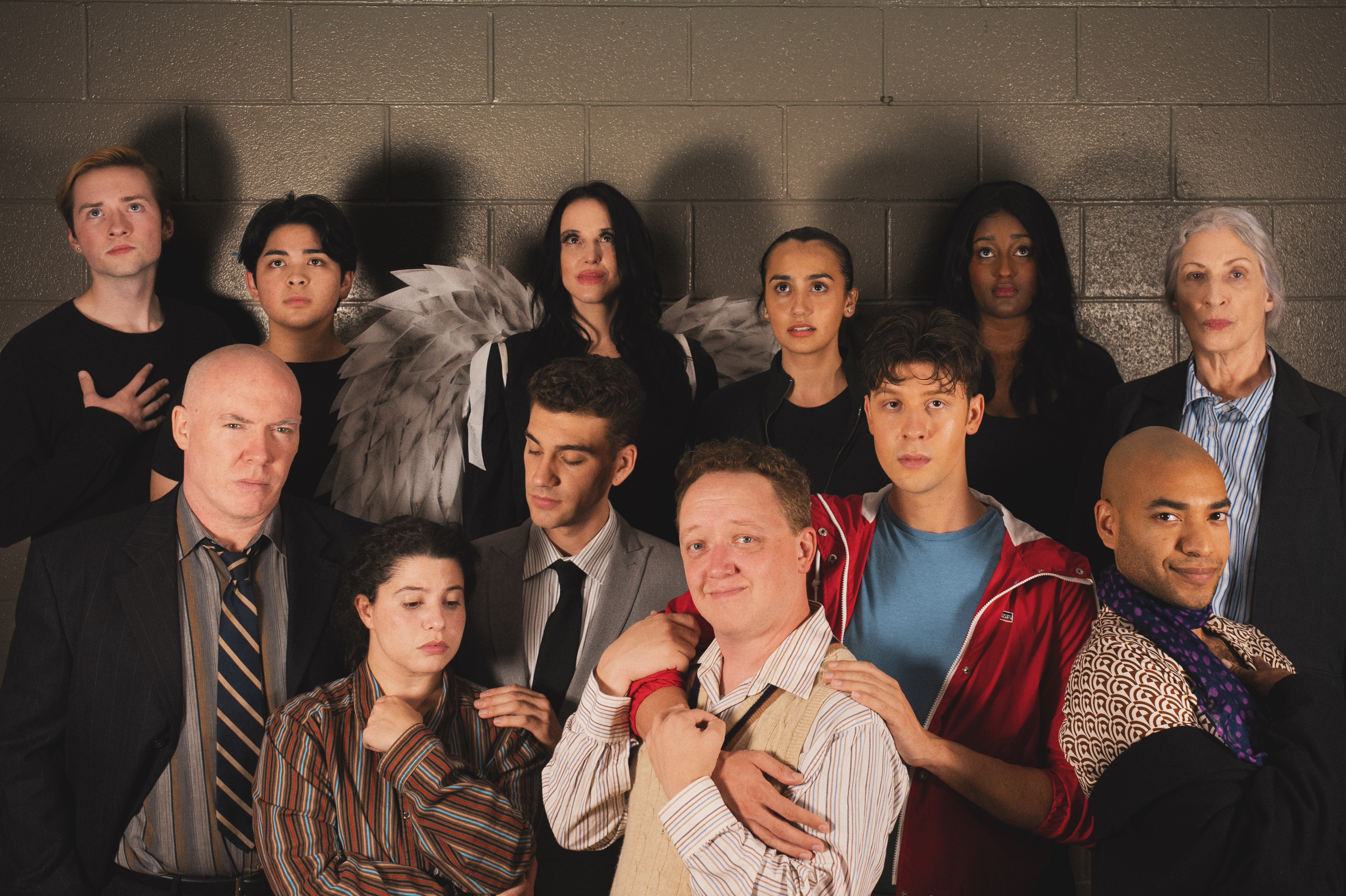 The cast of Angels In America. Photo by Matteo Roukes 