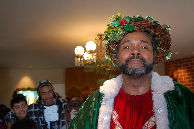 A Determined Spirit: Jeff Award Winner Darryl Maximilian Robinson appeared as The Ghost of Christmas Present in the 2010 Glendale Centre Theatre annual musical production of A Christmas Carol.