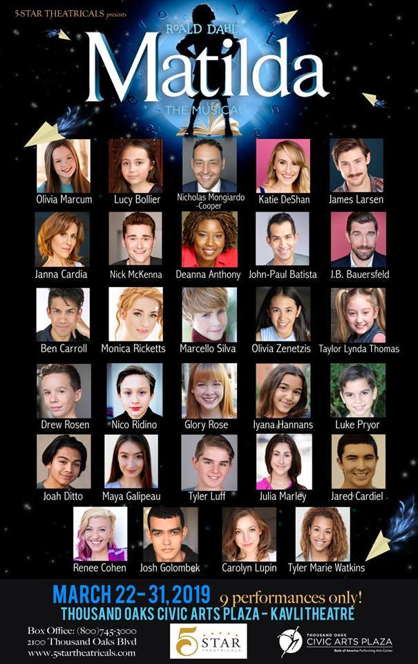 Here is the complete cast of our up coming show: 