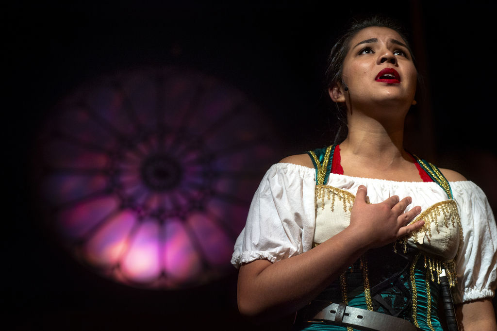 Mira Agustin plays Esmeralda in Music Theatre of Denton's staging of 