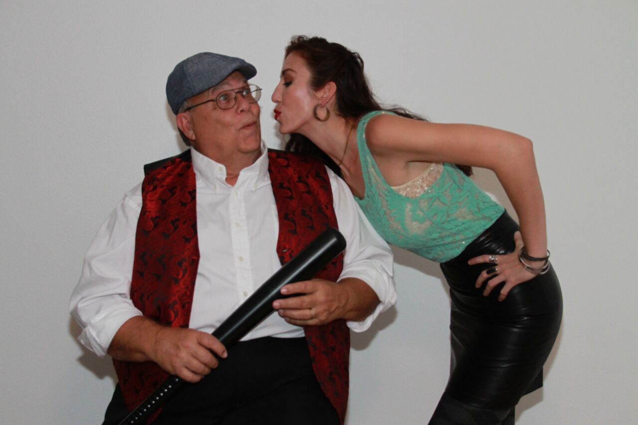 L-R Curly (Harry Stafford) and Angel (Britt Chase-Shelleé) from Harry's Angel by Arthur Keyser