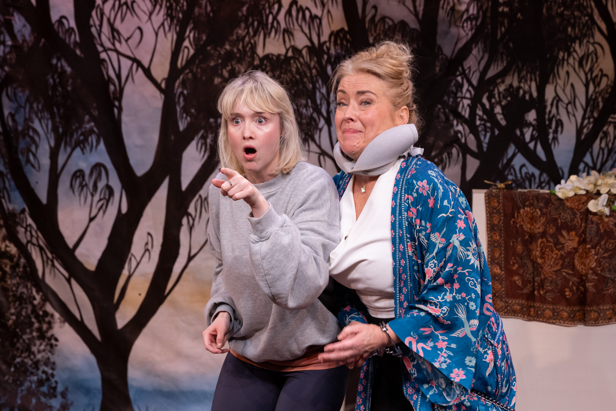 Lucy Miller as Margot and Lib Campbell as Tess in The Female of the Species. Image by Noni Carroll. Lucy Miller as Margot and Lib Campbell as Tess in The Female of the Species. Image by Noni Carroll.