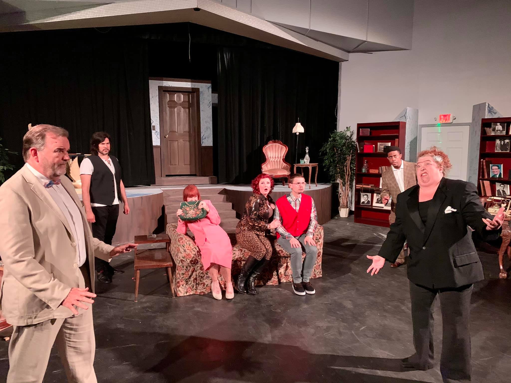 The cast of the current Jewel Box Theatre production of The Vultures by Mark A. Ridge. The show is running until June 20, 2021