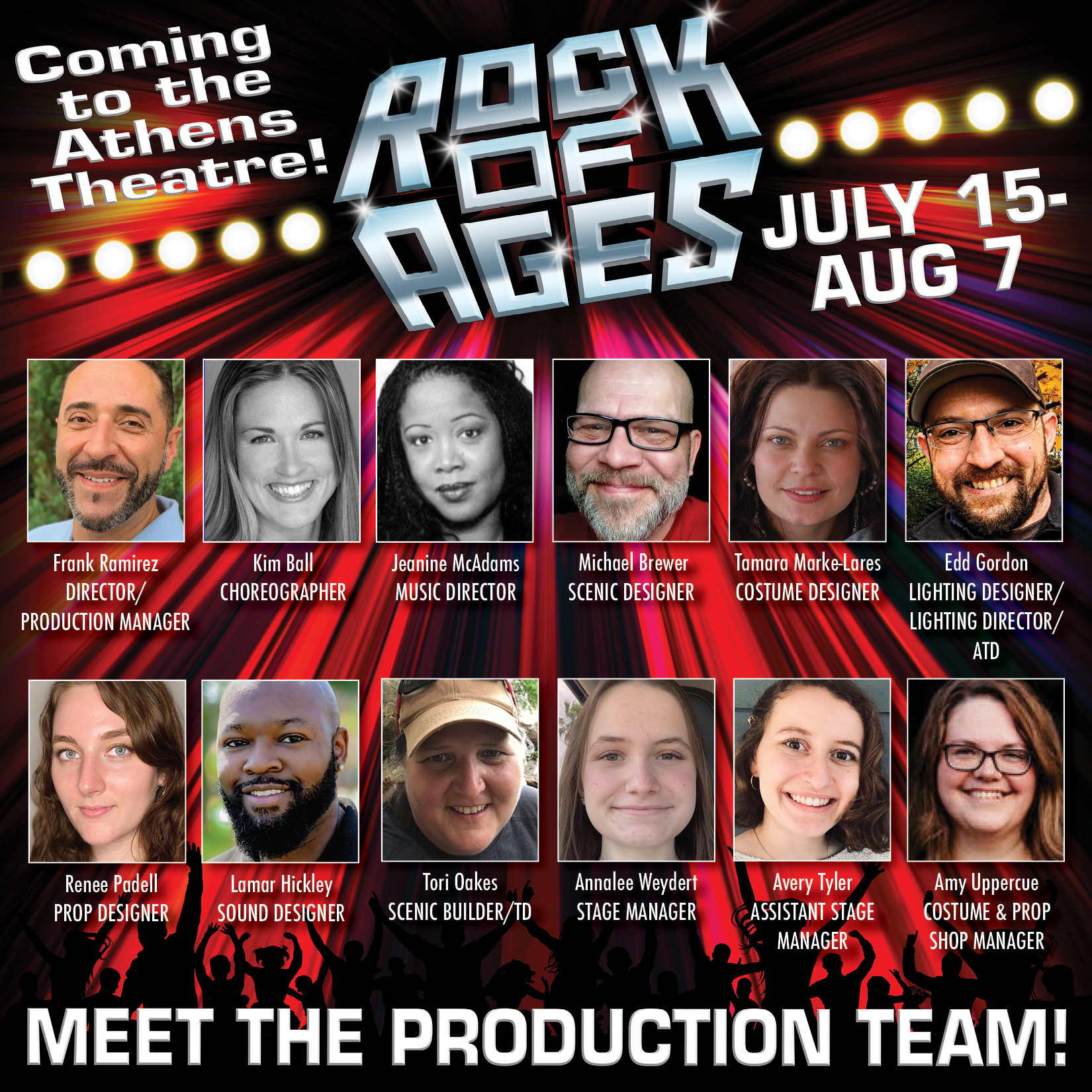Meet the Production Team of ROCK OF AGES