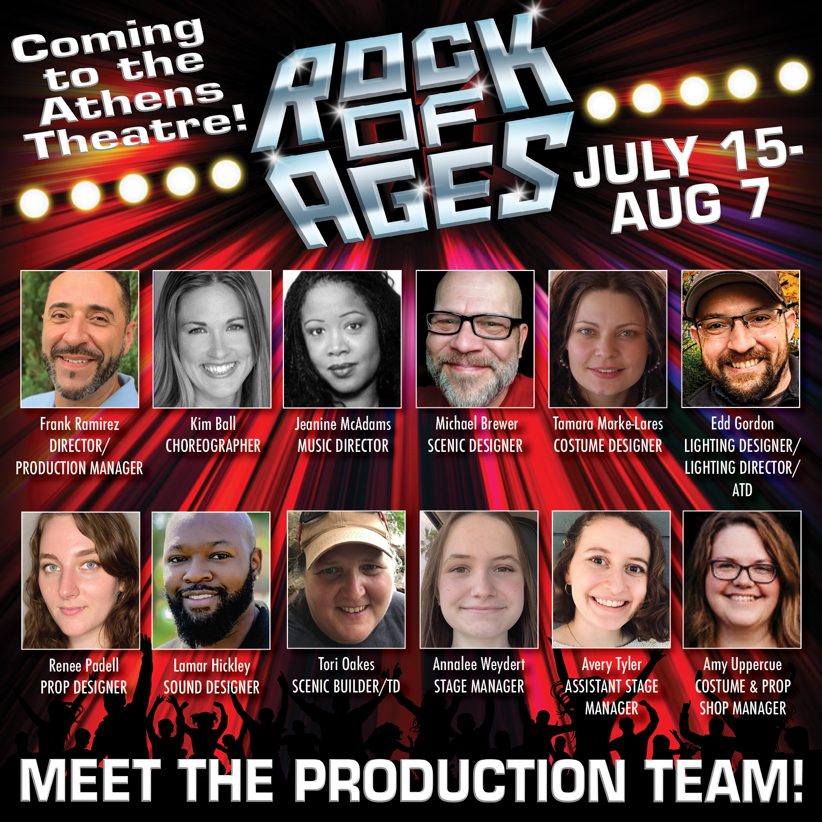 Meet the Production Team of ROCK OF AGES Meet the Production Team of ROCK OF AGES