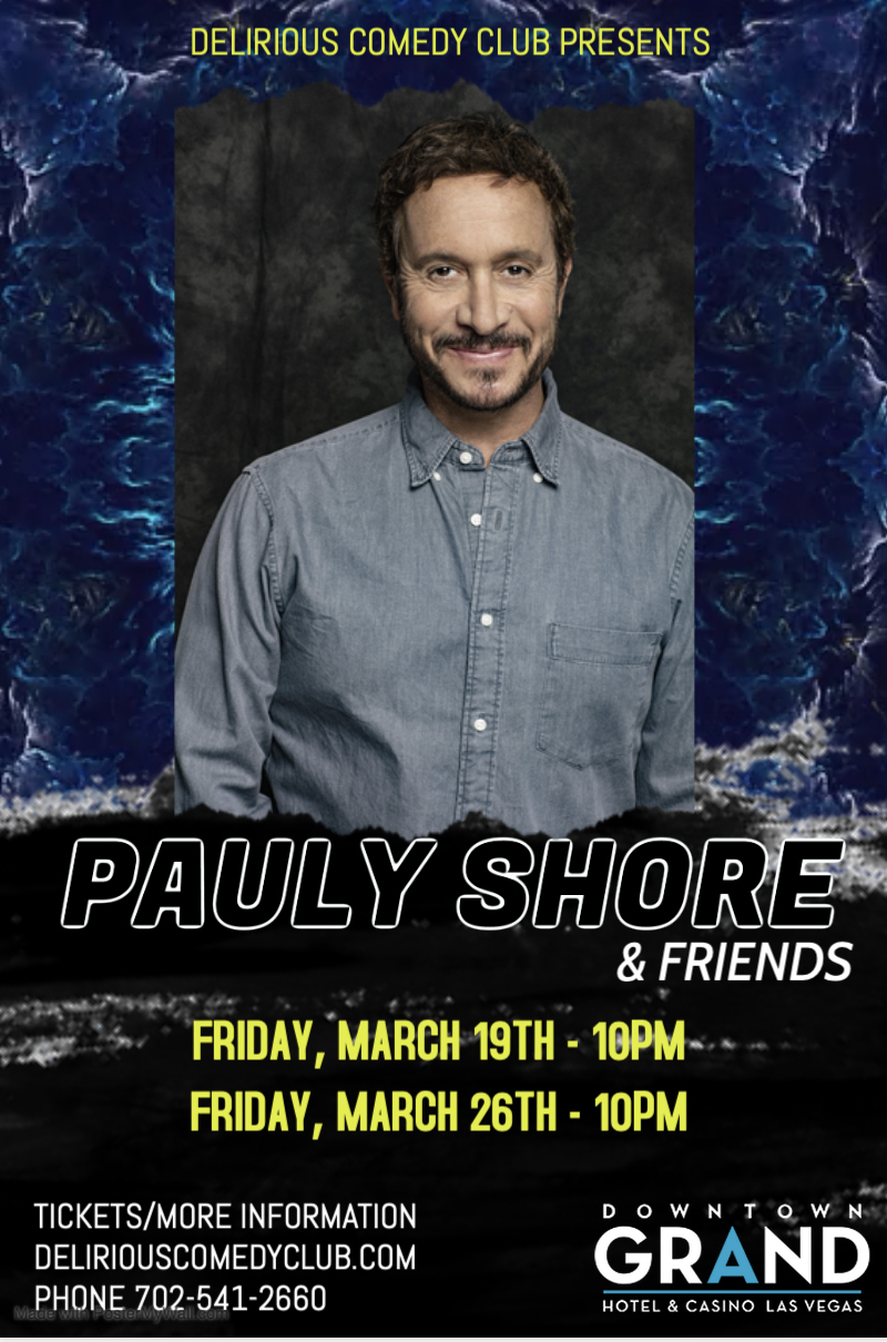 Special Event Pauly Shore From Guest House, Bio-Dome, Encino Man and more