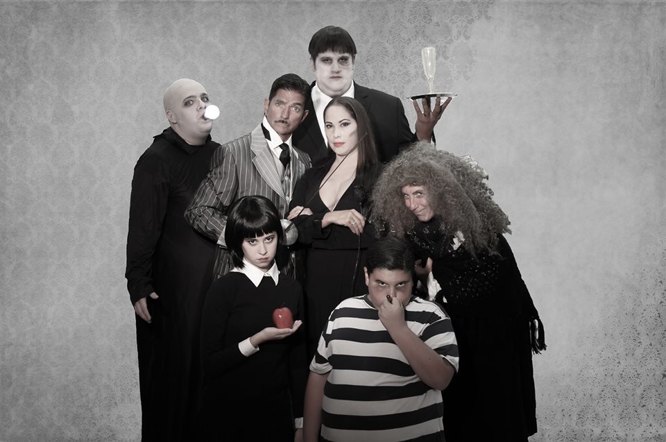 Check out our Addams Family! See Jon West, Maggie Youngblood, Ann Umbaugh, Rachel Peters, Wyatt Katzenberger, Andrew Cora, and Chris Scott play our Addams Family on August 28-29 at The Bendix Theater in South Bend! 1