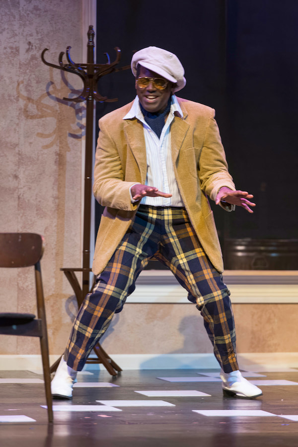 Fred Pitts (Shealy) in African-American Shakespeare Company’s production of August Wilson’s ‘Jitney’, directed by L. Peter Callender; photo credit: Lance Huntley