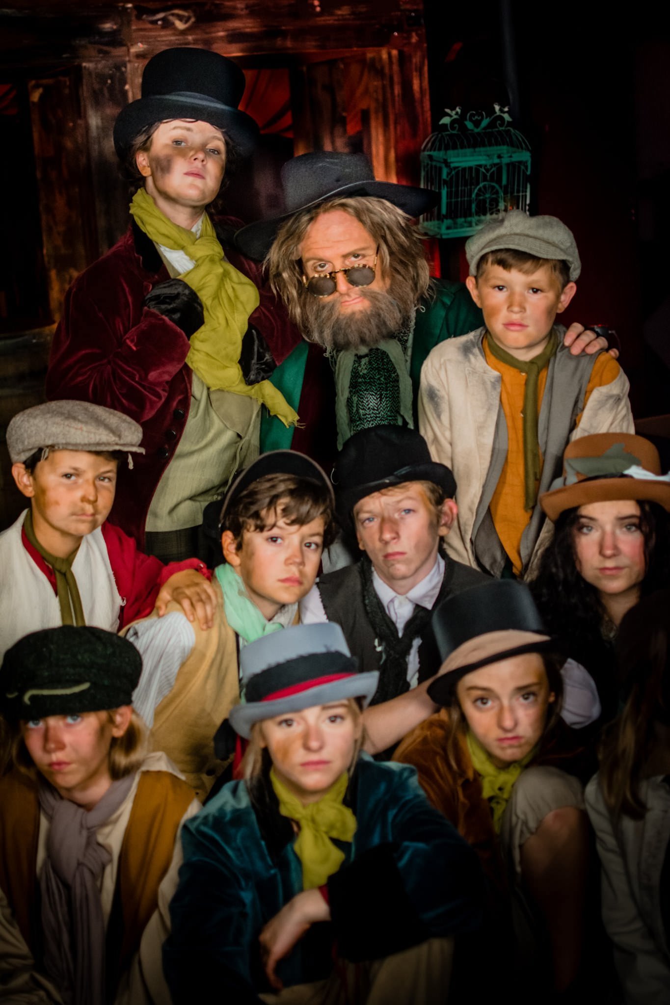 James Ellis (Fagin) in OBCTheater's production of Oliver!