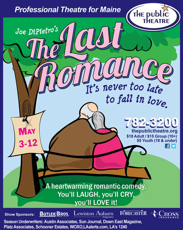 Louisa Flaningam, PJ Benjamin and Charlie the dog in The Last Romance by Joe DiPietro at The Public Theatre. 2