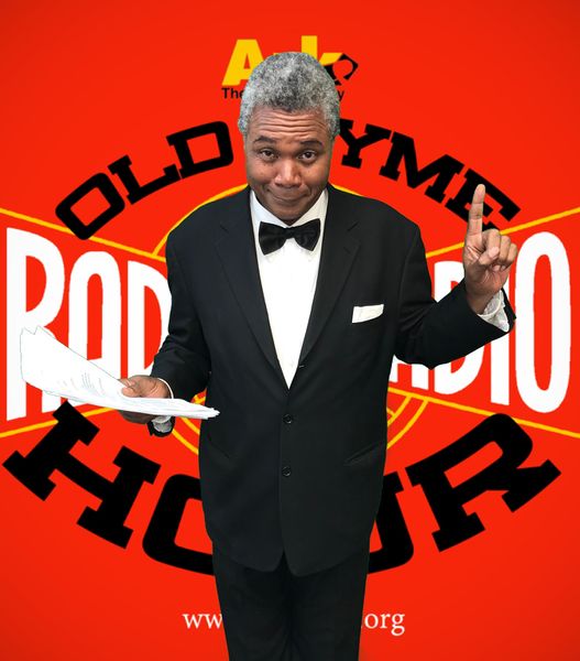 THIS JUST IN!: Veteran and award-winning stage actor and play director Darryl Maximilian Robinson starred as The Announcer in the March 11, 2020 preview performance of The Ark Theatre of North Hollywood, California's Olde Tyme Radio Hour staging of 