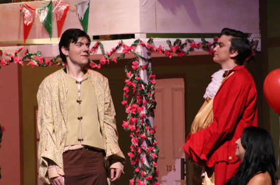 Lelio interacting with Pantalone Lelio interacting with Pantalone