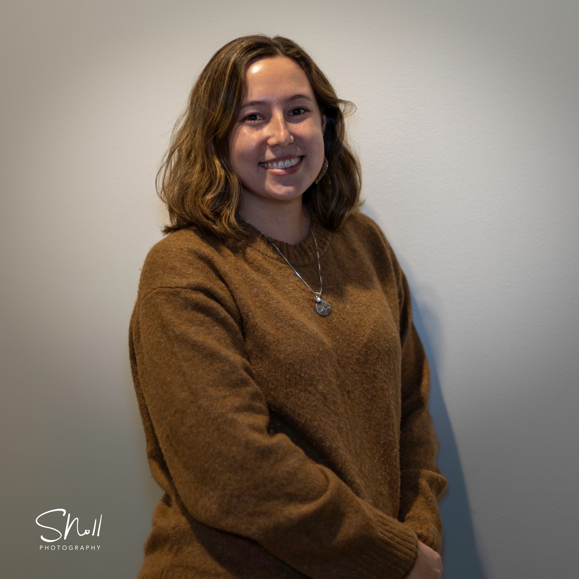 A behind-the-scenes photo of stage manager Emma Hinker in Madison Shakespeare Company''s A Valentine''s Affair 2024