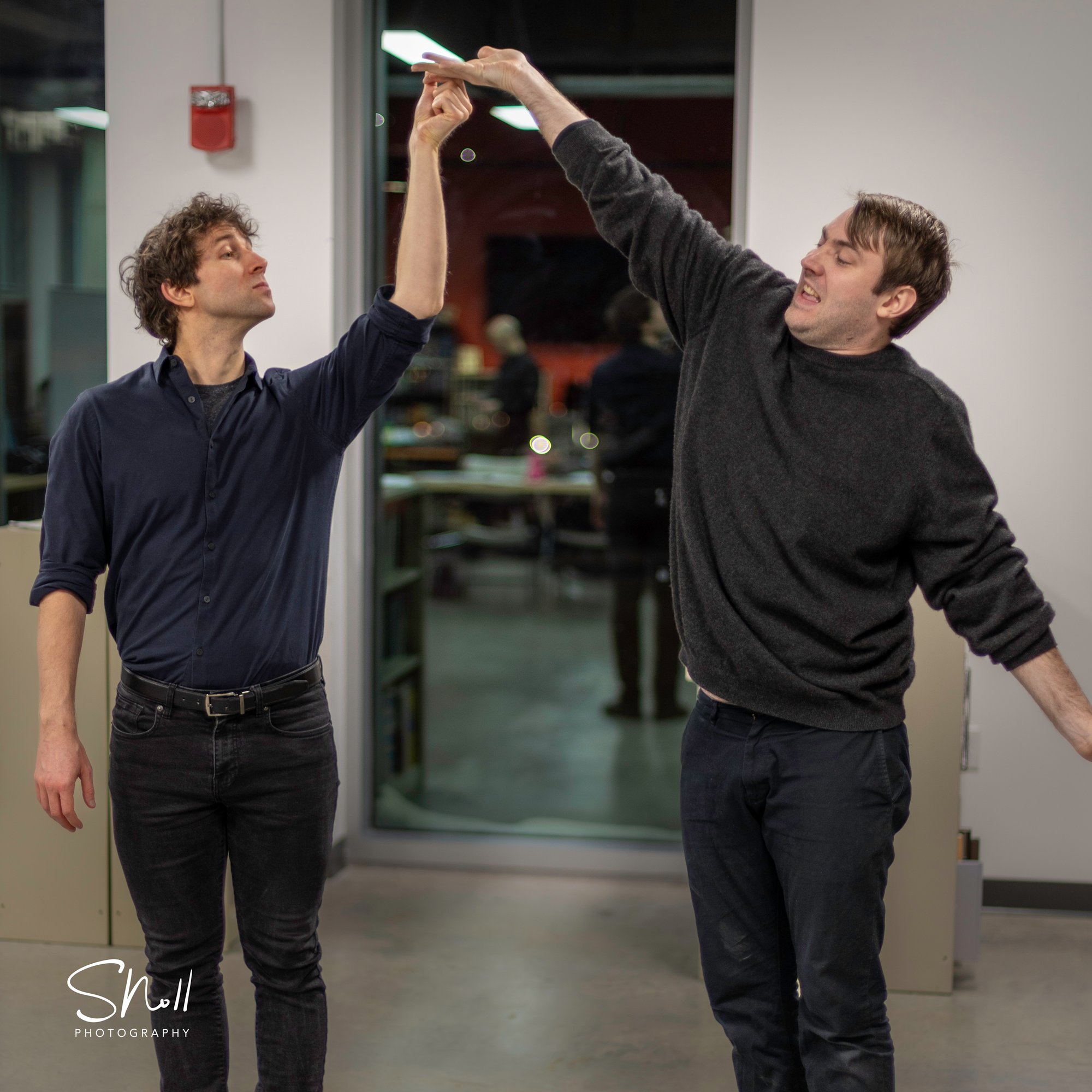 From Comedy of Errors, Antipholus and Dromio in Madison Shakespeare Company''s A Valentine''s Affair 2024