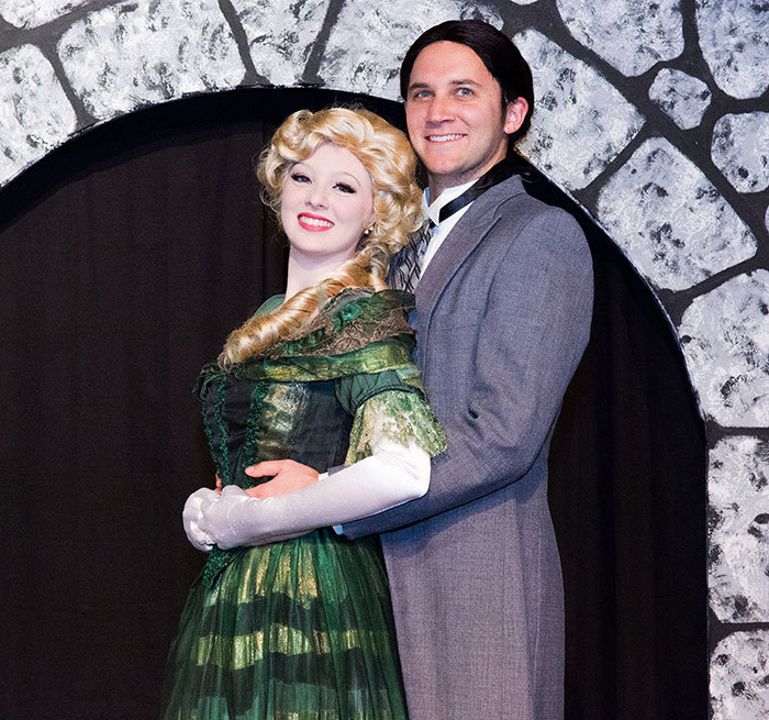 Kelsey Gronda and Chris Saltalamacchio in Jekyll and Hyde at Star Playhouse - Photo by Gene Indenbaum