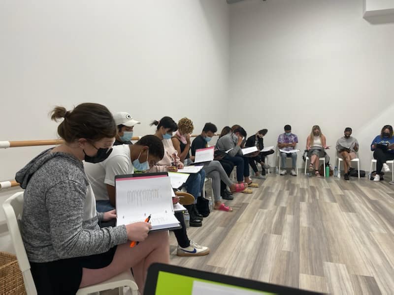 First rehearsal of Grease the musical! 