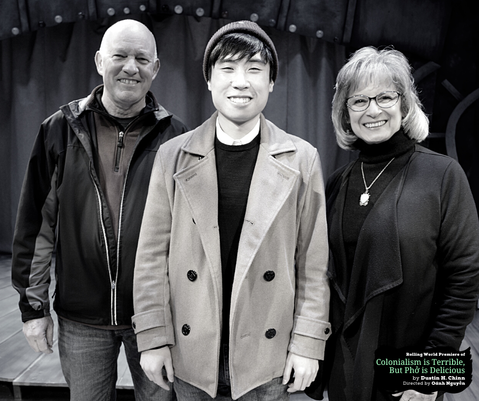Steve and Louise Koch sponsoreed Dustin Vuong Nguyen at the Design Preview Party for the rolling world premiere of 
