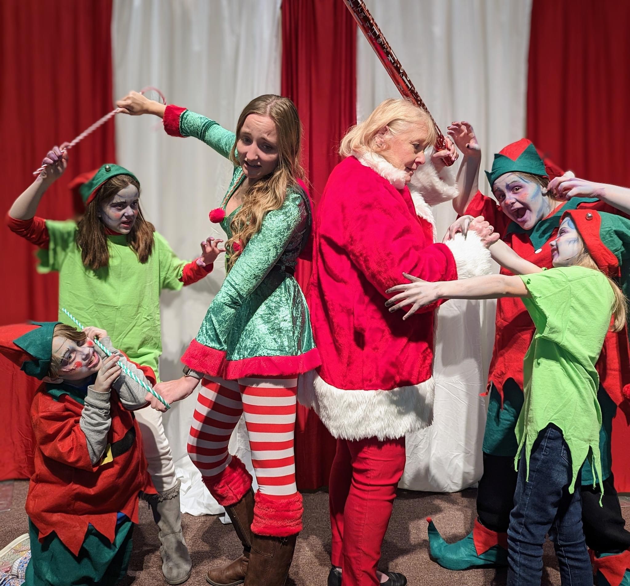 Why have one heroine when you can have two? Come and see if Merry Tidings and Mrs. Claus can save Christmas from zombies! 