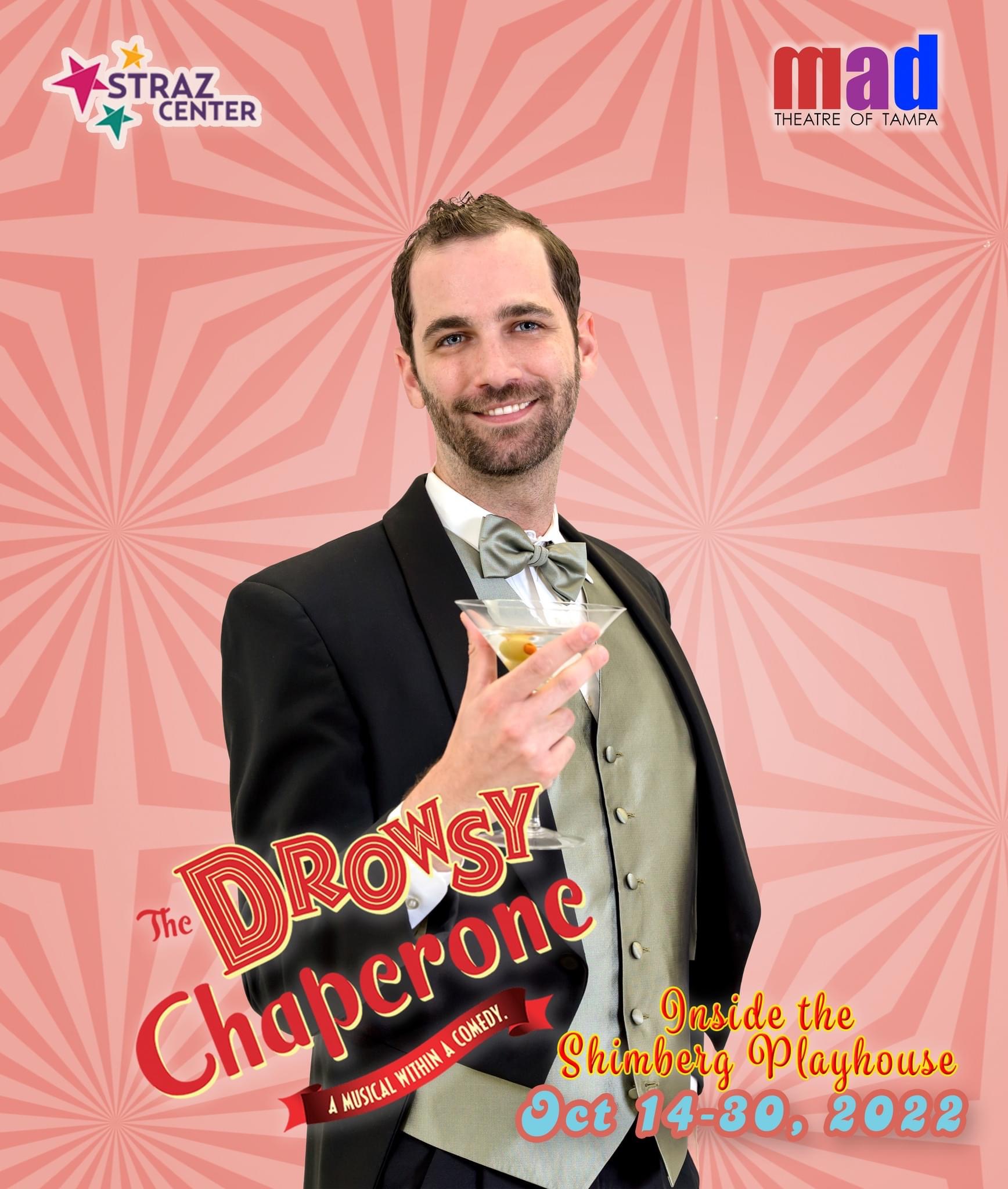Meet Robert as played by Bernard McNicol in mad Theatre of Tampa’s “The Drowsy Chaperone