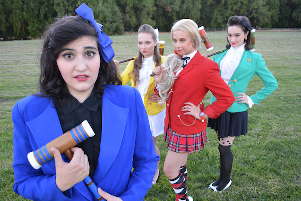 Veronica Sawyer (played by Maya Michal Sherer, left) reconsiders her choice of friends when she joins the most powerful clique in her high school in HEATHERS, THE MUSICAL presented by Marin Summer Theater in Novato from July 20 to July 30. Featured in the cast are McCall Brinskele as Heather McNamara, Angel Wilensky as Heather Chandler, and Lily Hahn as Heather Duke. Tickets, schedules, and more information about MST can be found at www.marinsummertheater.org.

