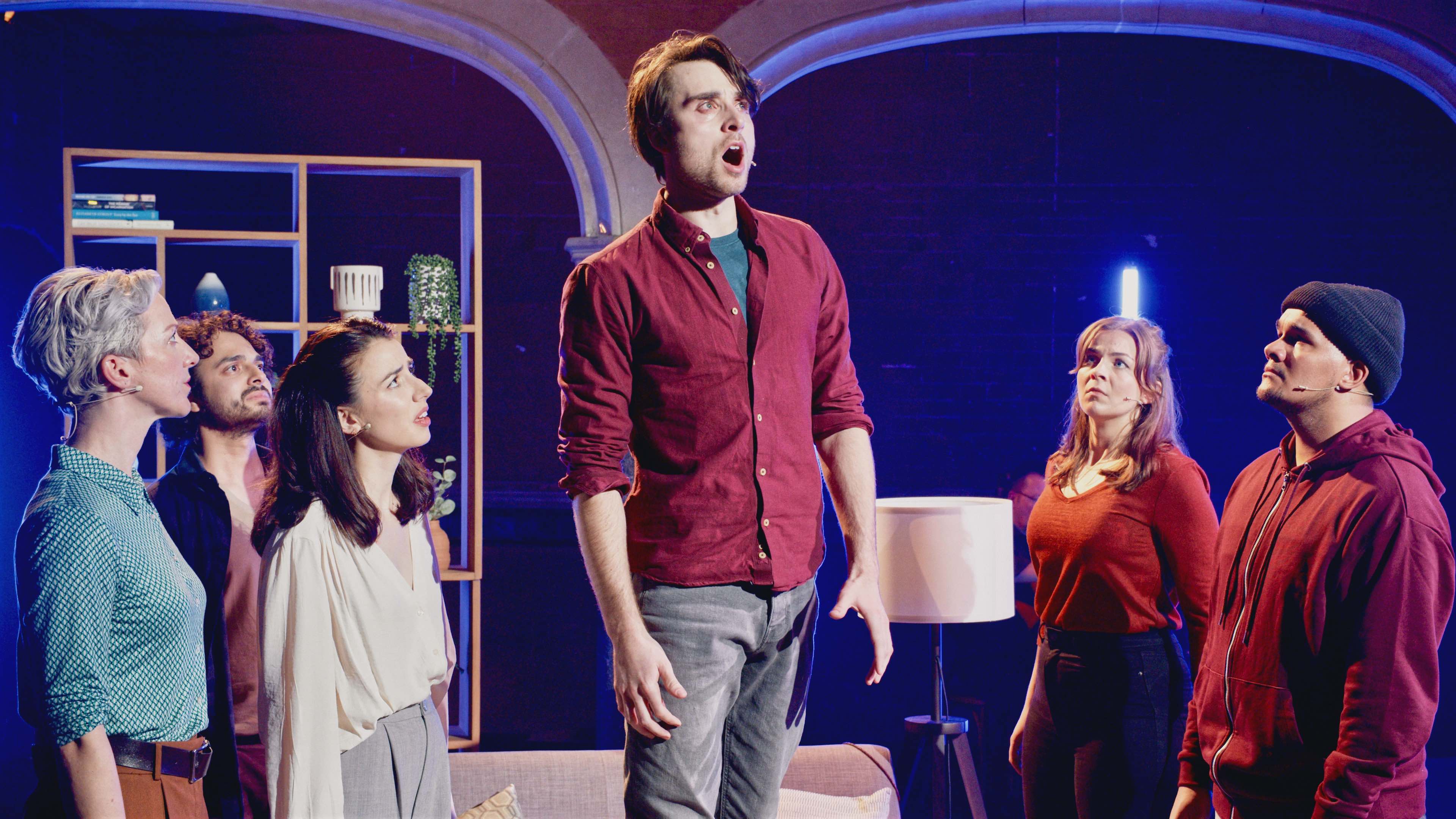 Oli Higginson plays the role of Dean in this digital production of Catch Me. (c) Theatrical Solutions