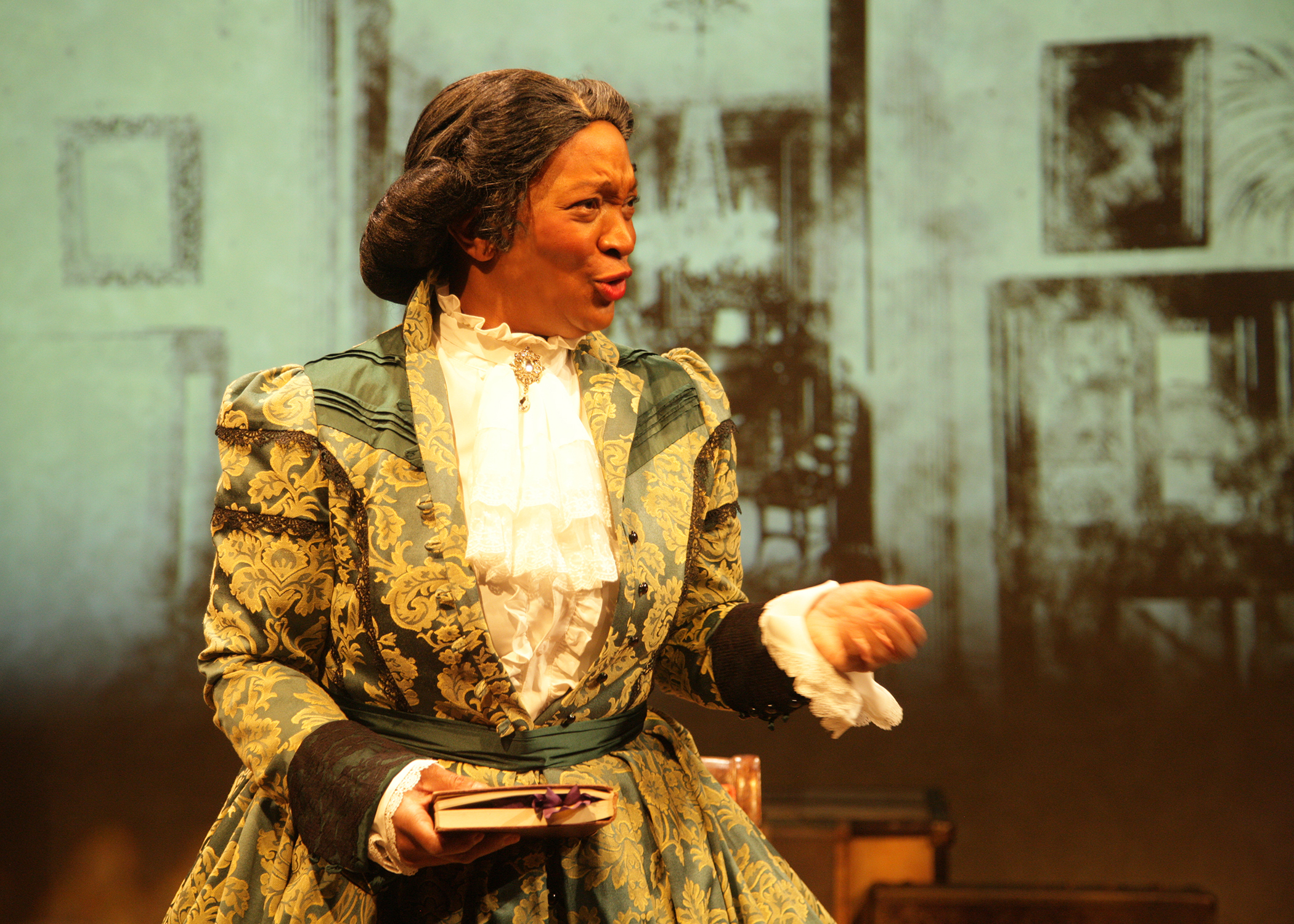 Jennifer Sparks as Aunt March in Chance Theater's production of 