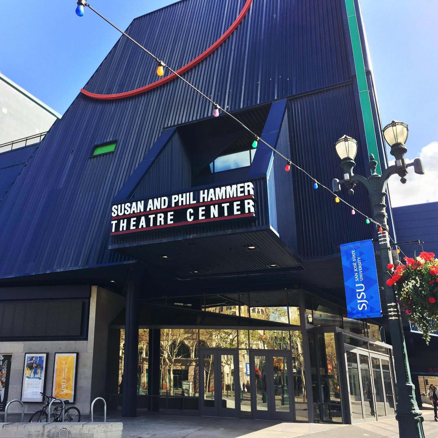 The Hammer Theater Center in downtown San Jose's arts district. Inexpensive parking in a city-owned garage right next door. 