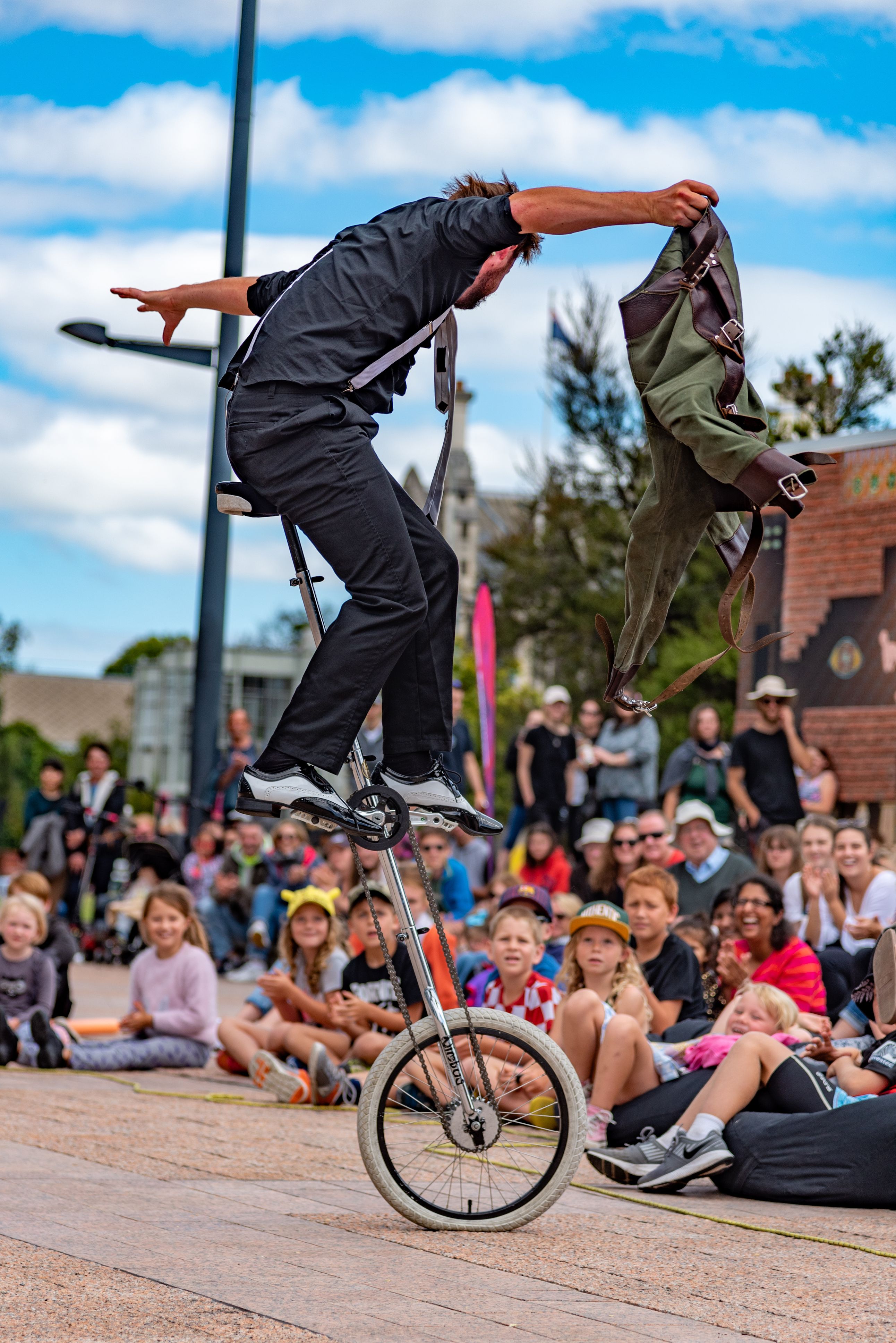 Josh Grimaldi will be performing throughout the Backyard Buskers Festival.