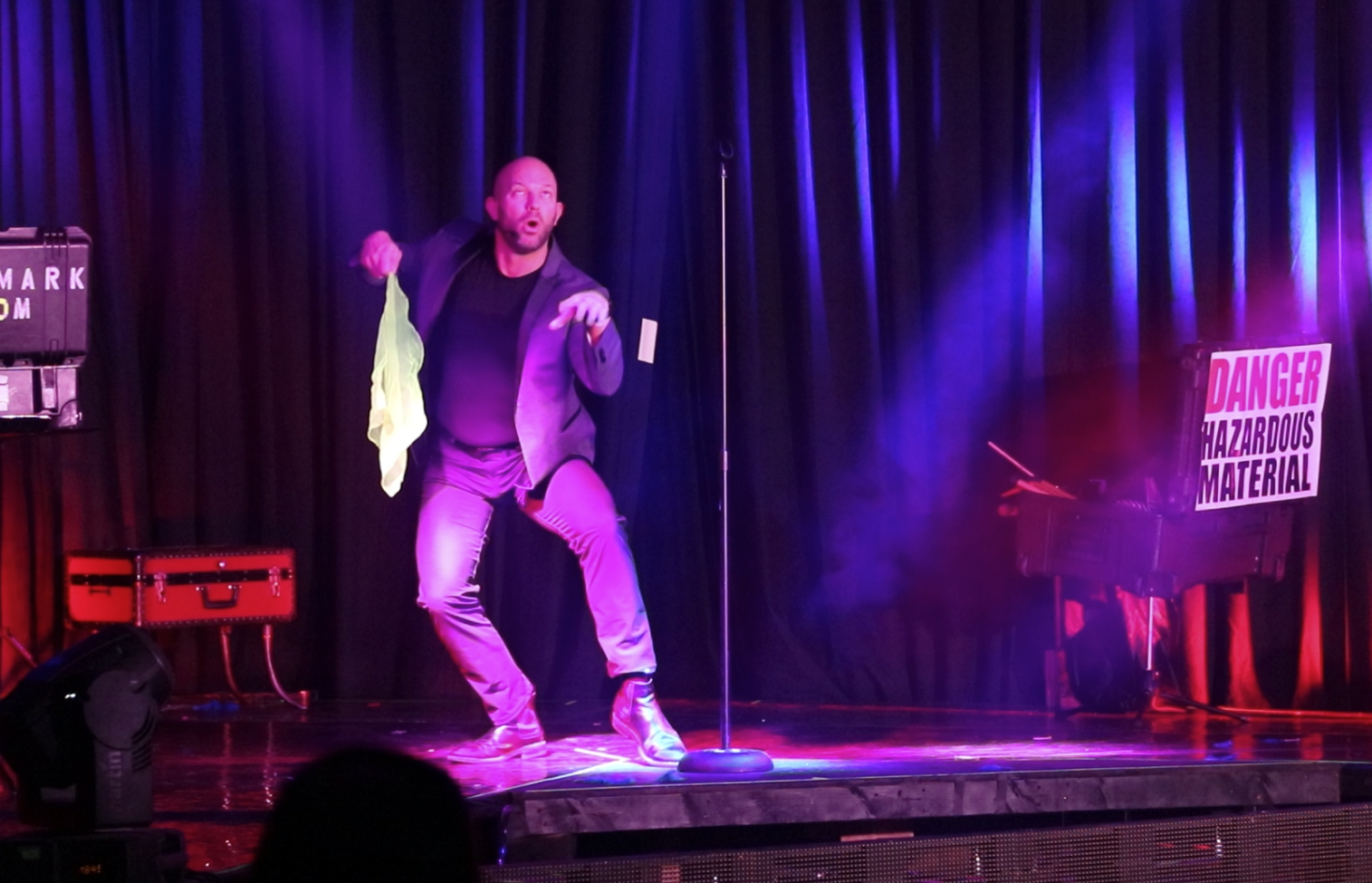 Comedy Magician Chad Chesmark keep them laughing at Big Little Variety Show