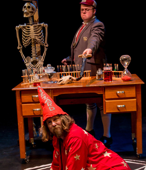 Sam Tutty as Eric and Chris Irving as Rincewind.
Photo by Stephen Dean