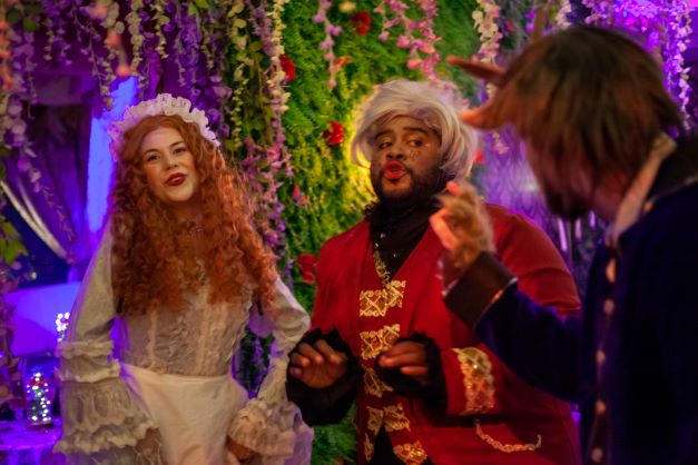 Come enjoy the wonderment of Castle Beaumont. A lavish party thrown in honor of the prince. But be careful not to overstay your welcome, the prince can be quite the BEAST.