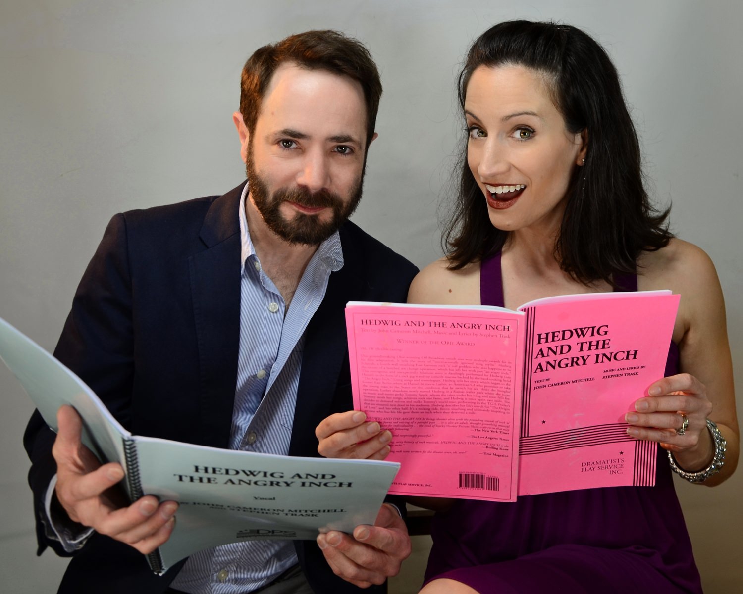 Dane Peterson and Tawny Stephens will star in the Birmingham production of HEDWIG and the ANGRY INCH, playing the Virginia Samford Theatre, June 2-13, 2015.
Photo Credit: David Garrett